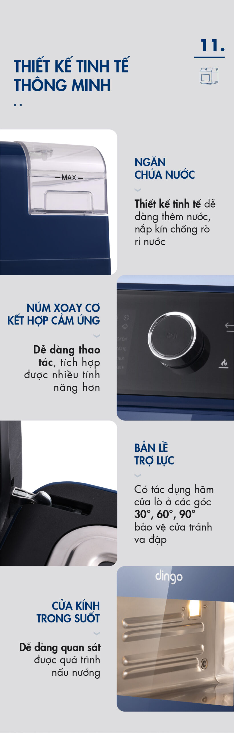 Nồi Chiên Hơi Nước DINGO DSF16 013